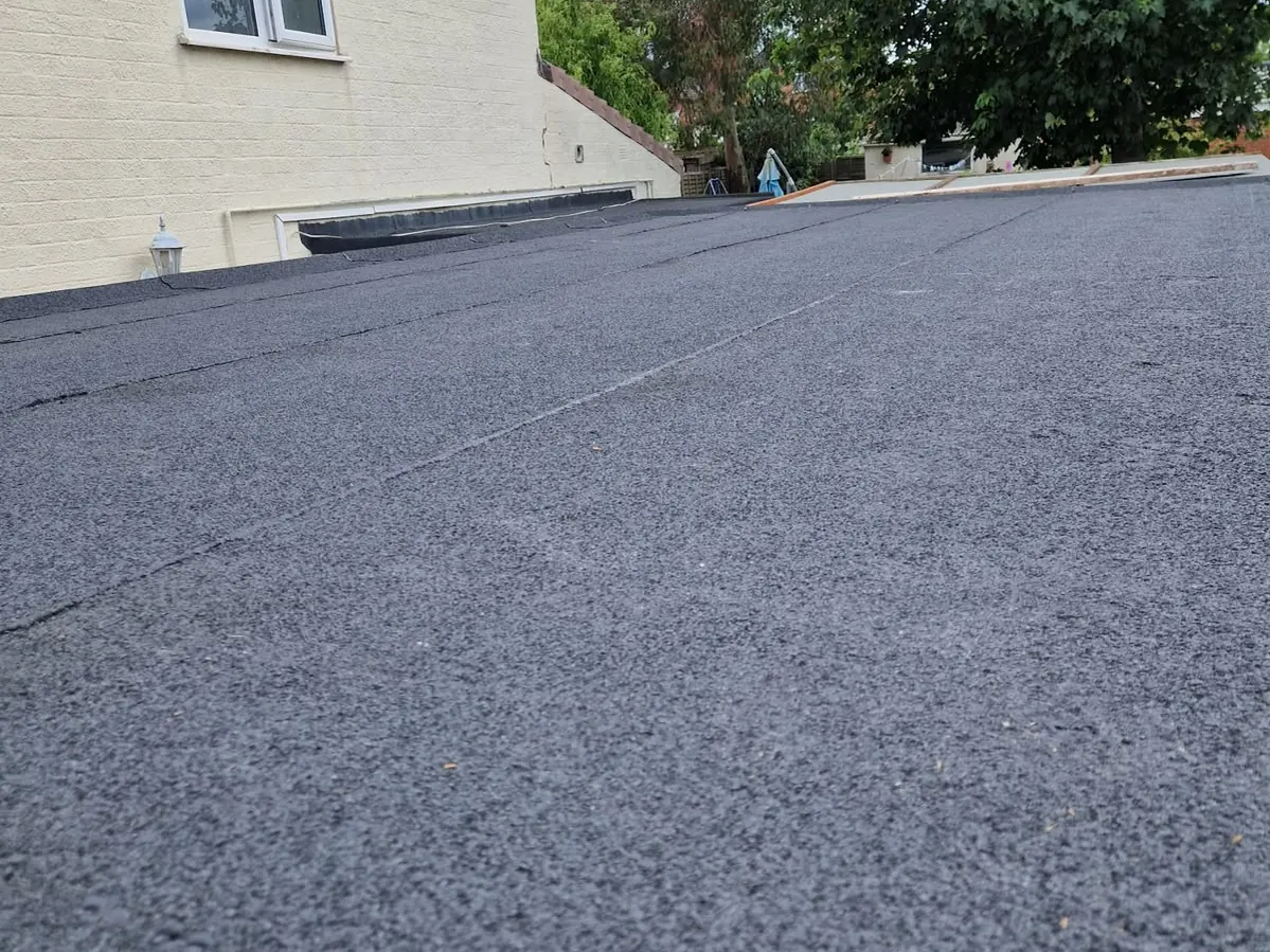 Commercial flat roof